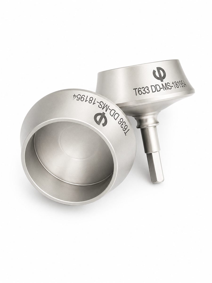 Phicomp SolidRotor types T 633 DD and T 636 DD, one showing the cup interior
